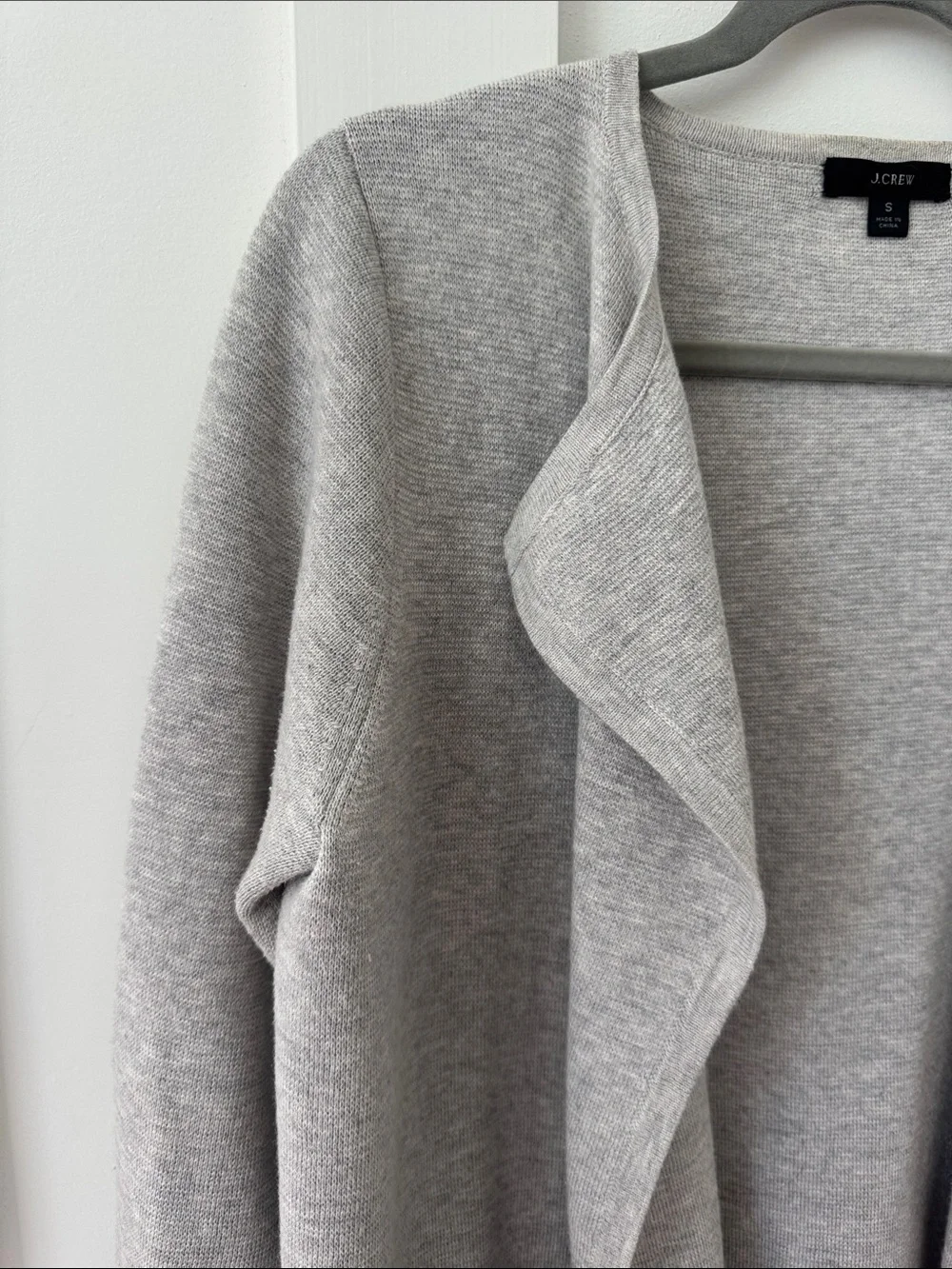 J Crew Juliette collarless sweater-blazer Cardigan Size S